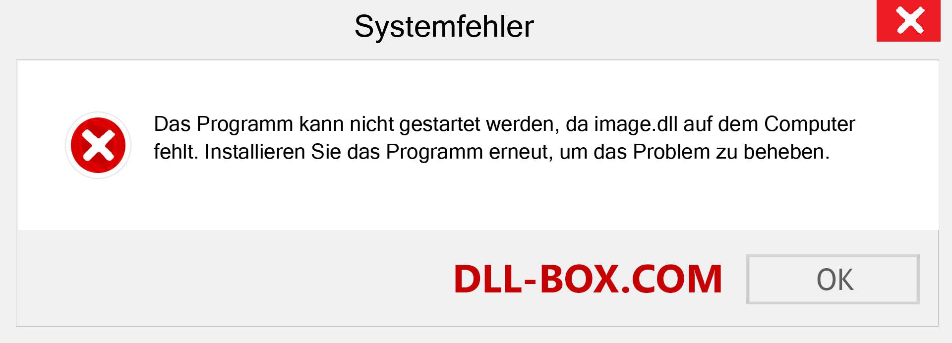 image.dll-Datei fehlt?. Download für Windows 7, 8, 10 - Fix image dll Missing Error unter Windows, Fotos, Bildern