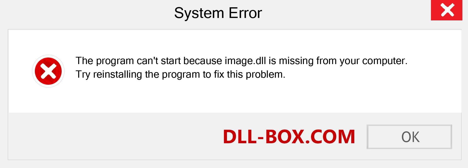  image.dll file is missing?. Download for Windows 7, 8, 10 - Fix  image dll Missing Error on Windows, photos, images